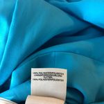 Rachel Roy Dress A Line Sleeveless V Neck Asymmetric Leopard Print Blue 0 Photo 4