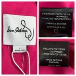 Sam Edelman  New Jumpsuit Wide Leg Crop V-neck Belted Hot Pink Women’s Size 2 Photo 13