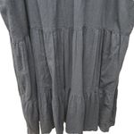 Madewell Tiered Maxi Dress sz XL Blue N3944 Babydoll Tie Strap SquareNeck Cotton Photo 5