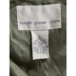 Susan Graver NWT  QVC Olive Green Embossed Full-Zip Jacket L Photo 3