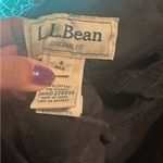 L.L.Bean L.L Beans Black Corduroy Pants 4 Reg Photo 3