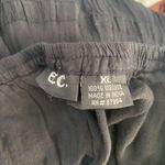 ETC. Black Rayon Early 2000's Whimsygoth Tiered Flowy Swinging Maxi Skirt XL Photo 5