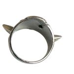 Punk Skull Spike Ring, Silver Photo 10