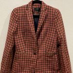 J.Crew Parke Plaid English Moon Houndstooth 100% Wool Blazer Photo 1