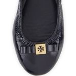 Tory Burch Eddie Bow Patent Leather Ballerina Flats Photo 5