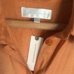 Anthropologie NEW  Corey Lynn Calter Utility linen blend Jumpsuit large Photo 5