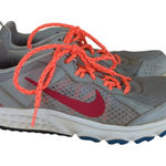 Nike ‎ Wild Trail Running Shoes Sneakers Athletic Women's 9 Gray Red 643074-005 Photo 0