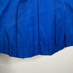 Grace Elements  Blue Belted Short Trench Pea Coat Jacket Women’s Size 12 Roll Tab Photo 6