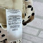 Ann Taylor Black and Cream Polka Dot Button Front Tie Belt Midi Skirt Size 18 Photo 10