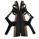 Naot Rachel Black Suede Wedge Strappy Sandal, Sz EU41/US10 Photo 7