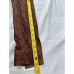 What Goes Around Comes Around NWT  Leather Brown Snake Print Racer Size M WGACA B Photo 4