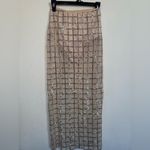 Silver and Nude Women's Skirt Photo 3