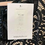 Badgley Mischka Belle Dress Black & Creamy Tan w/Beaded & Lace Neckline Sz 4 NWT Photo 6