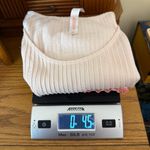 Colsie Ribbed Crop Top Lettuce Trim Scoop Neck Size XL Pale Pink Photo 7