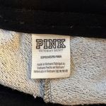 PINK - Victoria's Secret ‎ Pants Women Small Gray Silver Black Sequin Glitter Jogger Photo 5