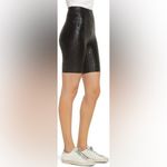 Hue NWT  Black Leopard Sleek Effects High-Rise Bike Shorts Size Medium Photo 4