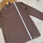 Athleta  Cozy Karma Side Zip Funnel Neck in Coffee House Size ST Photo 10