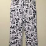 Reformation Women’s  Newsprint High Rise Straight Long Jeans Comic Photo 3