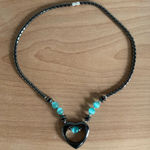 Heart Necklace Black Photo 0