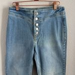 Free People  We The Free Tex Slim High Rise Button Fly Jean 28 Photo 1