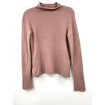 Madewell  Blush Pink Inland Alpaca Wool Mockneck Sweater Women's Size‎ Medium Photo 5