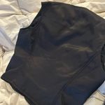 MARK EISEN Nylon Padded Zip Up Black Cropped Vest Size 4 Photo 7