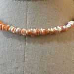 Puka orange shell necklace Photo 2