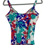 A & H Sportswear Bright Floral Tankini Size 14 Photo 1