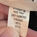 Old Navy  Pixie Mid Rise Pants Womens 12 Black White Geometric Career Office Work Photo 12