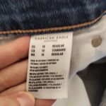 American Eagle Size 10 Super High Rise Baggy Wide Leg Jeans Destroyed Photo 7