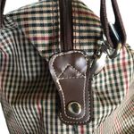 Diane Von Furstenberg VTG DVF Plaid Weekender Carry On Personal Travel Bag Shoulder Strap Large 20X17” Photo 9