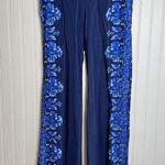 Lilly Pulitzer  navy Bal Harbour lightweight pull on pants size small B26 Photo 0