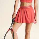 NWOT Free people movement round robin skirt Red Size L Photo 0