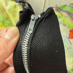 Vintage 60s 70s Sears Shift Dress Black Colorful Collar Scarf XL Photo 7