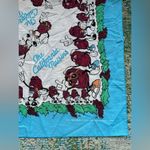 Vintage 1988 The California Raisins bandana head neck scarf Blue Photo 2