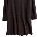 Eileen Fisher  Boiled Wool Coat Chocolate Brown Capsule Minimalist Size Small Photo 10