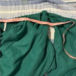 Free People  boho in the limelight smocked long sleeve off shoulder green small Photo 3