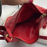 Vintage red leather crossbody lipstick red by Sereta Photo 10