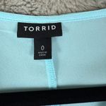 Torrid  Romper - Baby Blue, Flutter‎ Sleeve, Plus Size - Size 0 Photo 6