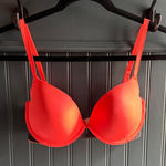 PINK - Victoria's Secret  Bright Orange Bra Photo 0
