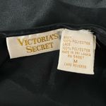 Victoria's Secret Victoria’s Secret Vintage Gold Label Spaghetti Strap Pajama Top Black Medium Photo 4