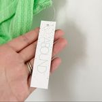 Abound NWT  Neon/ Lime Green Drawstring Cinched V-neck Front Tank Top Size XS Photo 2