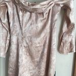 Lulus Truly Yours Blush Satin Jacquard Off Photo 5