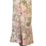 Sag Harbor Vintage 90s  Pink Hawaiian Floral Maxi Skirt Photo 9