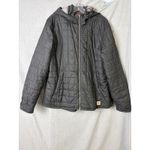 Carhartt Women's Quilted Hooded Jacket Black XL Lightweight Insulated Workwear Photo 7