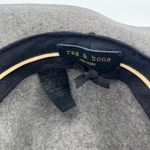 Rag and Bone Grey wool felt fedora hat with grey ribbon detail Photo 5