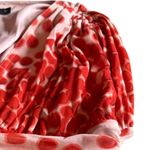 Vertigo Paris Vertigo Polka Dot Mesh Smocked Dress V-Neck Sleeveless Red Stretch Size Medium Photo 4