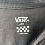 Vans 🖤 Black Floral Graphic Crop Short Sleeve T-Shirt Photo 2