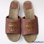 Tory Burch Women’s Britten espadrille smooth leather in Pink Moon size 6 Photo 0