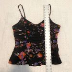 Latina Life 12 shirred ruched spaghetti strap tank blouse TS 1913 Black Photo 2